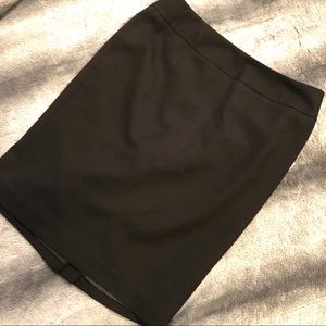 Black pencil skirt